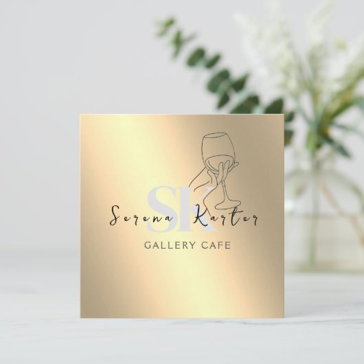 Cafés Café Koffie Eten Coffeeshop Restaurant Kaart (Staand voorkant)