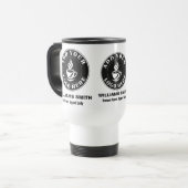 Cafés coffeeshops Business Logo Branding Reisbeker (Voorkant links)