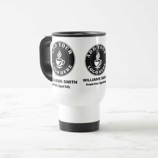 Cafés coffeeshops Business Logo Branding Reisbeker (Voorkant links)