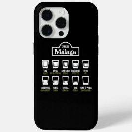 Cafes de Malaga iPhone 15 Pro Max Hoesje