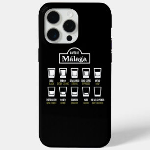 Cafes de Malaga iPhone 15 Pro Max Hoesje