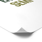 Cafes de Malaga Poster (Hoek)