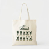 Cafes de Malaga Tote Bag (Voorkant)