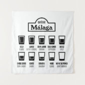 Cafes de Malaga Wandkleed (Voorkant)