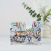 Cafés van Tomar, Portugal Briefkaart (Staand voorkant)