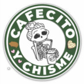 Cafesito y Chisme Auto sticker sticker (Voorkant)