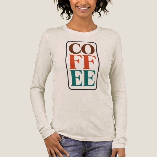 Cafetafel Geschenk Lange Mouwen T-Shirt (Voorkant)