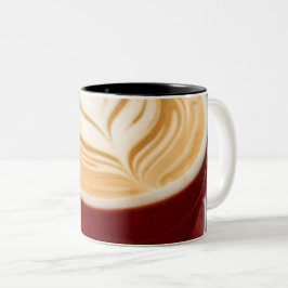 Cafetafel geschenk tweekleurige koffiemok