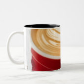 Cafetafel geschenk tweekleurige koffiemok (Links)