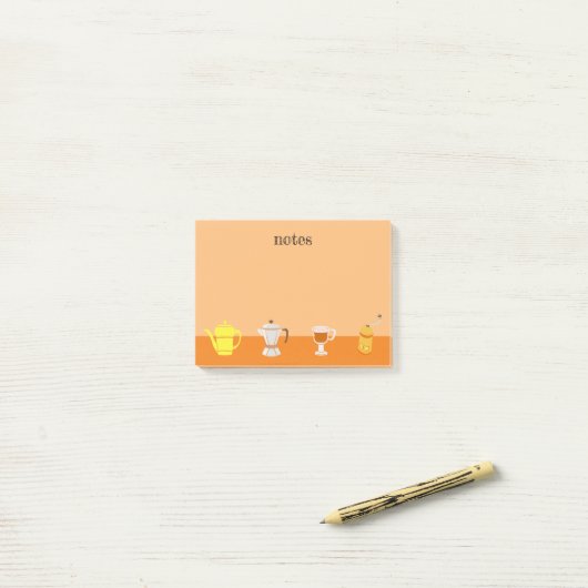 Cafetaria Art 2 Post-it® Notes (Op bureau)