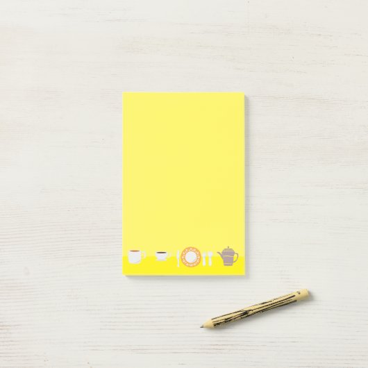 Cafetaria Art 3 Post-it® Notes (Op bureau)