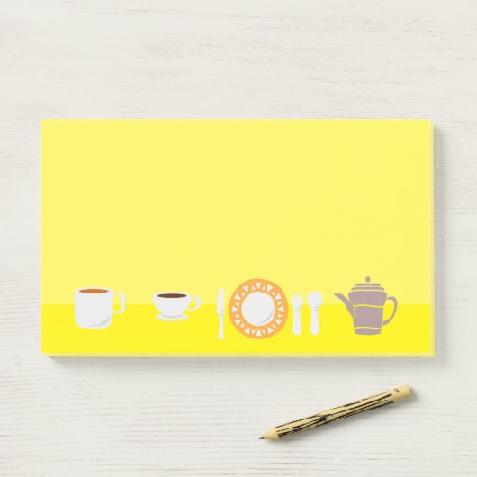 Cafetaria Art 3 Post-it® Notes (Op bureau)