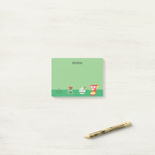 Cafetaria Kunst Post-it® Notes (Op bureau)