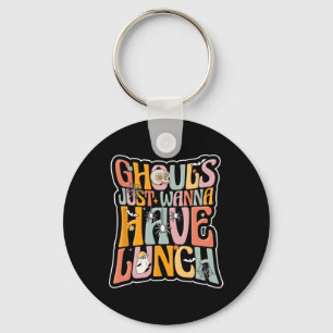 Cafetaria-medewerker terug naar school Halloween L Sleutelhanger