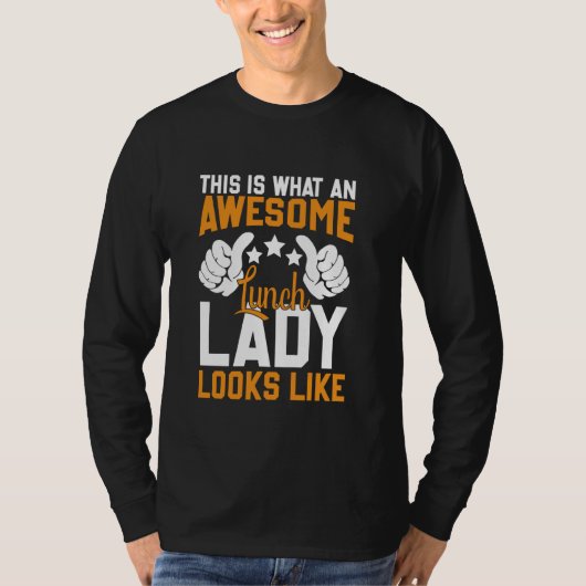 Cafetaria Squad Dinner Lady Appreciation School Lu T-shirt (Voorkant)