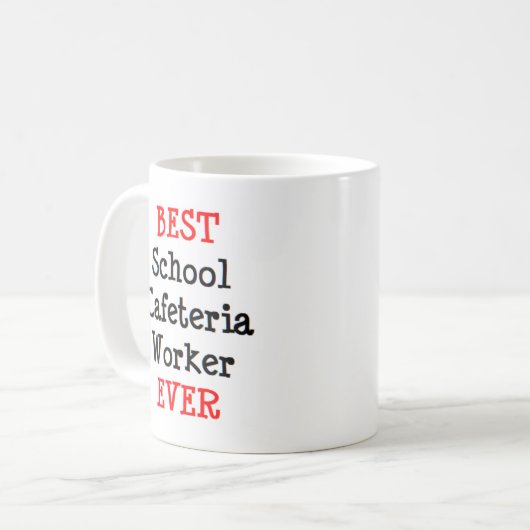 Cafetaria Worker School, Best Koffiemok (Voorkant links)