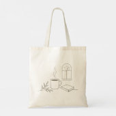 Cafetasse Tote Bag (Achterkant)