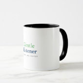Cafetémokkop voor luisteraars mok (Voorkant rechts)