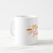 Cafetepkop voor Moeders Moederdag Koffiemok (Voorkant links)