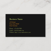 Cafeteria Catering Café Manager Visitekaartje (Achterkant)