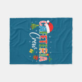 Cafeteria Crew Christmas Holiday School Staff Food Fleece Deken (Voorkant (Horizontaal))