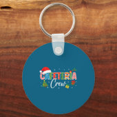 Cafeteria Crew Christmas Holiday School Staff Food Sleutelhanger (Voorkant)