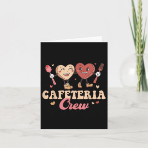 Cafeteria Crew Groovy Valentijn Lunchdame Valenti Kaart