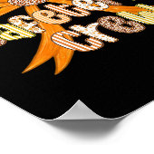 Cafeteria Personeel Preppy Coquette Herfst Thanksg Poster (Hoek)