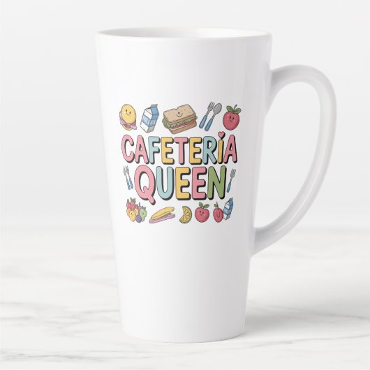 Cafeteria Queen Latte Mok (Rechts)