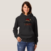 Cafeteria Santa Hat Buffalo Pset Leopard Funny Xm Hoodie (Voorkant volledig)