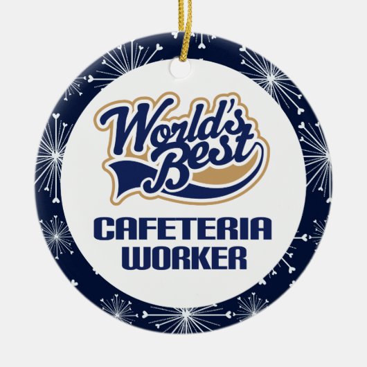 Cafeteria Worker Gift Ornament (Voorkant)
