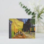 Caféterras bij Night Van Gogh Briefkaart (Staand voorkant)