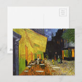 Caféterras bij Night Van Gogh Briefkaart (Voorkant / Achterkant)