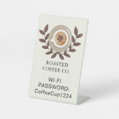 Cafetétafelblad Reclamebord Met Voetstuk (Voorkant)