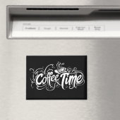 Cafetijd Slogan Ingewikkeld Magneet (Insitu (Vaatwasser))