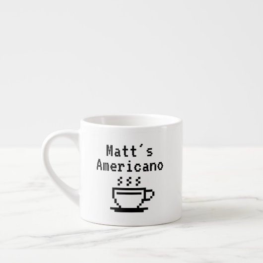 Caffè Americano koffiekopje mok met aangepaste naa (Links)