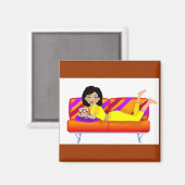 Caffe Diva Magnet (Voorkant / Achterkant)