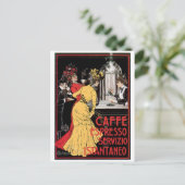 Caffe Espresso  Coffee Drink & Art Briefkaart (Staand voorkant)