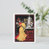 Caffe Espresso  Coffee Drink & Art Briefkaart (Staand voorkant)