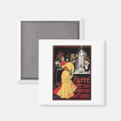 Caffe Espresso Coffee Drink & Art Magneet (Voorkant / Achterkant)