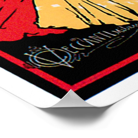 Caffe Espresso Coffee Drink & Art Poster (Hoek)