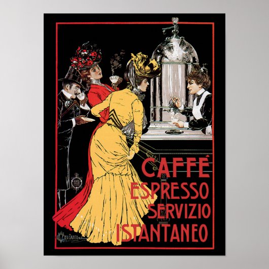 Caffe Espresso Poster (Voorkant)