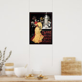 CAFFE ESPRESSO SERVIZIO ISTANTANEO Coffee Italiaan Poster (Keuken)