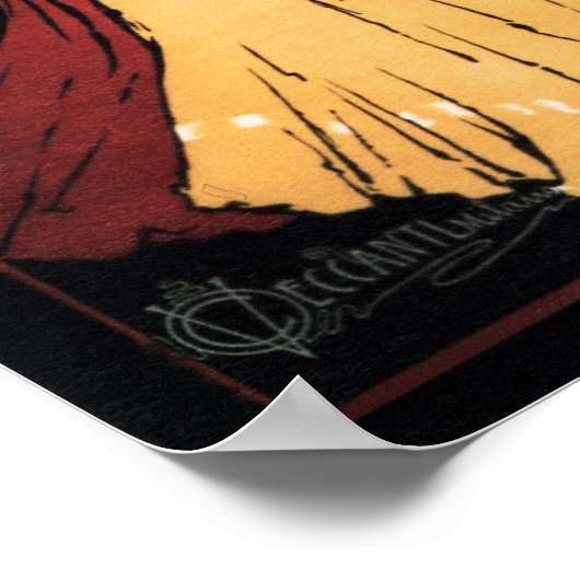 CAFFE ESPRESSO SERVIZIO ISTANTANEO Coffee Italiaan Poster (Hoek)