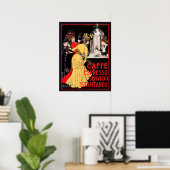 Caffe Espresso Servizio Istantaneo Poster (Thuiskantoor)
