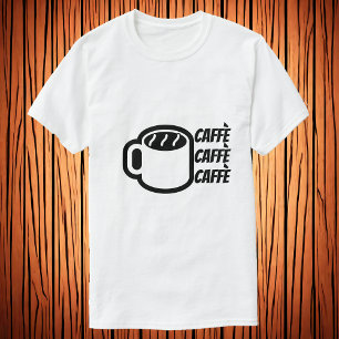 Caffè   Koffie in de Italiaanse T-Shirt