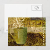 Caffe Latte Briefkaart (Voorkant / Achterkant)