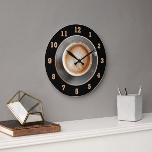 Caffé Latte Clock Grote Klok