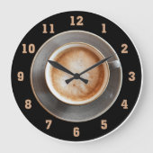 Caffé Latte Clock Grote Klok (Voorkant)