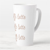 Caffè latte | Eenvoudige stijlvolle schrijftypogra Mok (Rechterhoek)